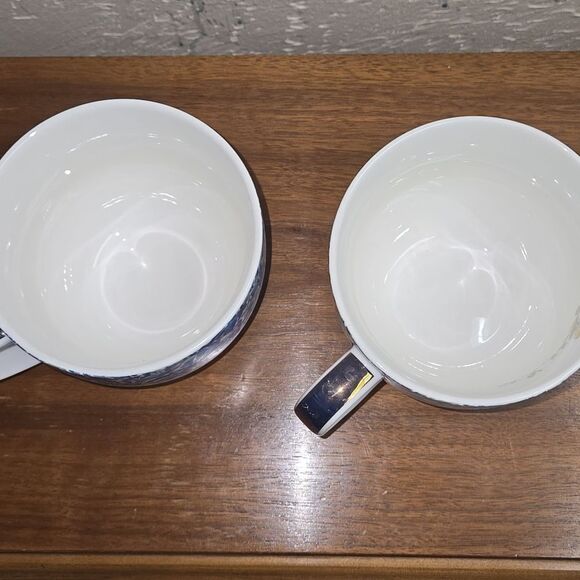 LILLY PULITZER HIGH MAINTENANCE BLUE FLORAL COFFEE MUG SET - Picture 7 of 10